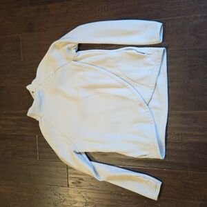 Athleta Girl Asymetrical zip neck sweatshirt